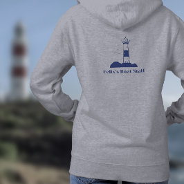 Vuurtoren Marine Blauw Hoodie