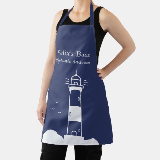 Vuurtoren Marine Blauw Schort (Insitu)