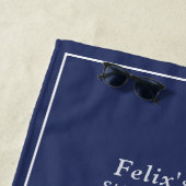 Vuurtoren Marine Blauw Strandlaken (In situ)