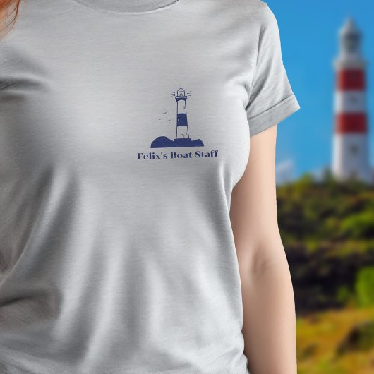 Vuurtoren Marine Blauw T-shirt