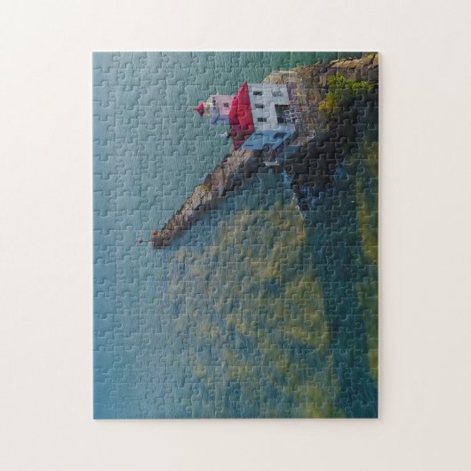 Vuurtoren meer van Erie. Legpuzzel (Verticaal)