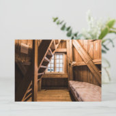 vuurtoren | Meer van Vanern Interior Zweden Bedankkaart (Staand voorkant)