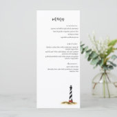 Vuurtoren Menu (Staand voorkant)