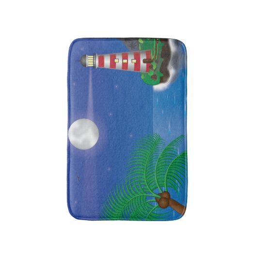 Vuurtoren met als hoogtepunt badmat (Voorkant Verticaal)