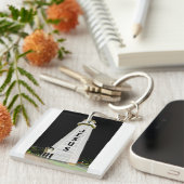 Vuurtoren met de naam Jesus Fine Art Photography Sleutelhanger (Voorkant Rechts)