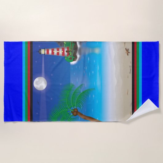 Vuurtoren met dikke handdoek (Voorkant)