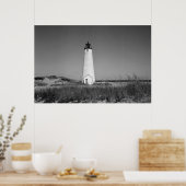 Vuurtoren met groot punt poster (Keuken)