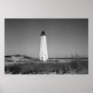 Vuurtoren met groot punt poster