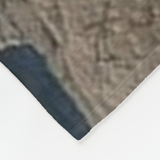 Vuurtoren met groot vuursteentje fleece deken (Hoek)