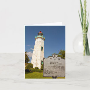 Vuurtoren met ouderdomscomfort kaart