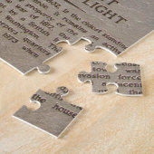 Vuurtoren met ouderdomscomfort legpuzzel (Zijkant)