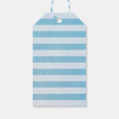 Vuurtoren met rode Waterverf Cadeaulabel (Achterkant)