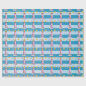 Vuurtoren met rode Waterverf Cadeaupapier (Vlak)