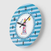 Vuurtoren met rode Waterverf Grote Klok (Hoek)