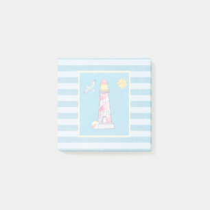 Vuurtoren met rode Waterverf Post-it® Notes