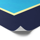 Vuurtoren met rode Waterverf Poster (Hoek)