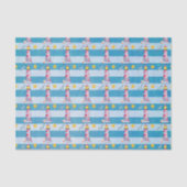 Vuurtoren met rode Waterverf Tissuepapier (Voorkant)