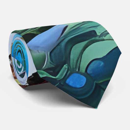 Vuurtoren met uitzicht op het Zee Stropdas (Opgerold)