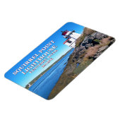 Vuurtoren met vierkant punt, Maine Flexi Magnet Magneet (Linkerzijde)