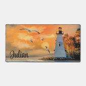 Vuurtoren met Vogels Bureaumat (Voorkant)