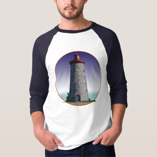 vuurtoren met windmolens t-shirt (Voorkant)