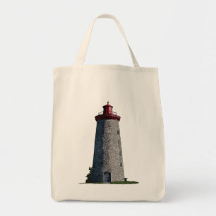 vuurtoren met windmolens tote bag