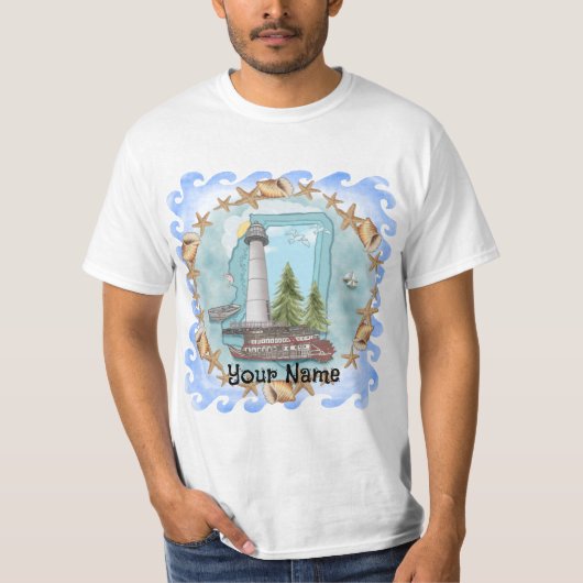 vuurtoren Mississippi Shells T-shirt (Voorkant)