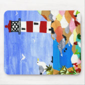 "vuurtoren" Mousepad Muismat (Voorkant)