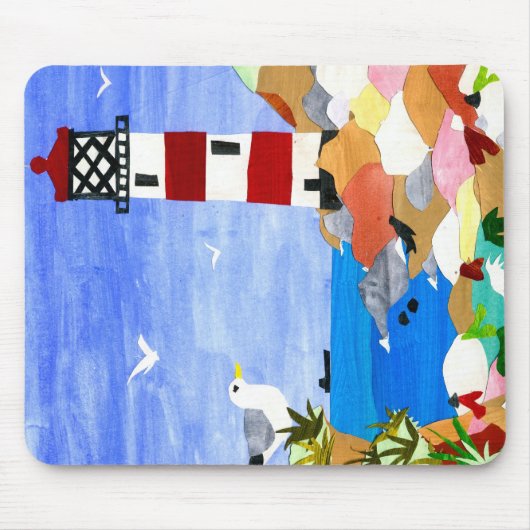 "vuurtoren" Mousepad Muismat (Voorkant)