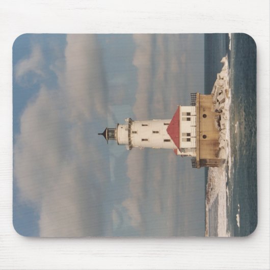 vuurtoren Mousepad Muismat (Voorkant)