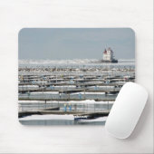 vuurtoren mousepad muismat (Met muis)
