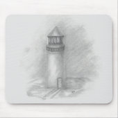 vuurtoren Mousepad Muismat (Voorkant)