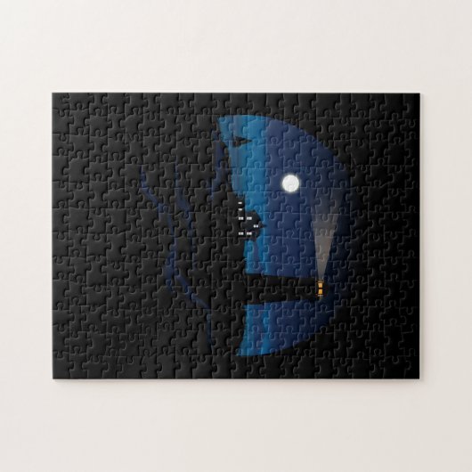 vuurtoren - nacht legpuzzel (Horizontaal)