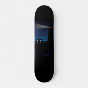 vuurtoren - nacht persoonlijk skateboard