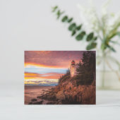 vuurtoren | Nationaal park Acadia Maine Briefkaart (Staand voorkant)