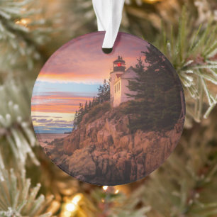 vuurtoren   Nationaal park Acadia Maine Ornament