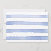 vuurtoren | Nautisch Baby shower Hartelijk dank Kaart (Achterkant)