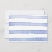 vuurtoren | Nautisch Baby shower Neem een boek mee Kaart (Achterkant)