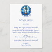 Vuurtoren Nautisch Huwelijksavontuur Begin Menu (Voorkant)