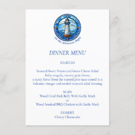 Vuurtoren Nautisch Huwelijksavontuur Begin Menu