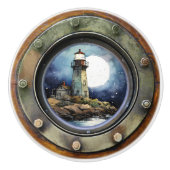 Vuurtoren Nautische Porthole Lade Knoppen (Voorkant)