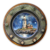 Vuurtoren Nautische Porthole Lade Knoppen (Voorkant)