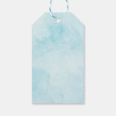 Vuurtoren Nautische Zeeen & Groeten Kerstmis Cadeaulabel (Achterkant)