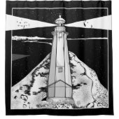 Vuurtoren Nelson Nieuw-Zeeland Douchegordijn (Voorkant)