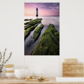 vuurtoren | New Brighton Lighthouse, Verenigd Koni Poster (Keuken)