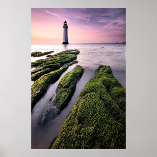 vuurtoren | New Brighton Lighthouse, Verenigd Koni Poster (Voorkant)