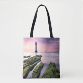 vuurtoren | New Brighton Lighthouse, Verenigd Koni Tote Bag (Voorkant)
