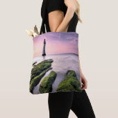 vuurtoren | New Brighton Lighthouse, Verenigd Koni Tote Bag (Dichtbij)