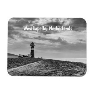 Vuurtoren Noorderhooft, Westkapelle, Nederland Magneet