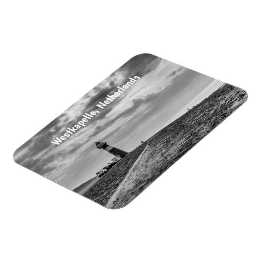 Vuurtoren Noorderhooft, Westkapelle, Nederland Magneet (Linkerzijde)